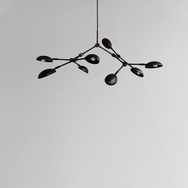 Drop Chandelier lysekrone mini, Burned Black 101 Copenhagen