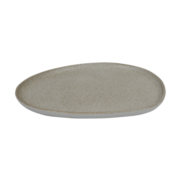 Raw Organic frokosttallerken 24x21 cm - Sandy beige - Aida