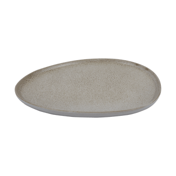 Raw Organic tallerken 29x25 cm - Sandy beige - Aida