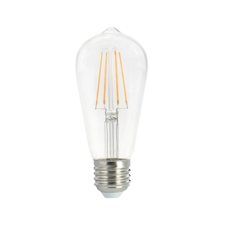 Airam Filament LED Edison lyskilde, Klar-dæmpbar-4-filament e27-5w Airam