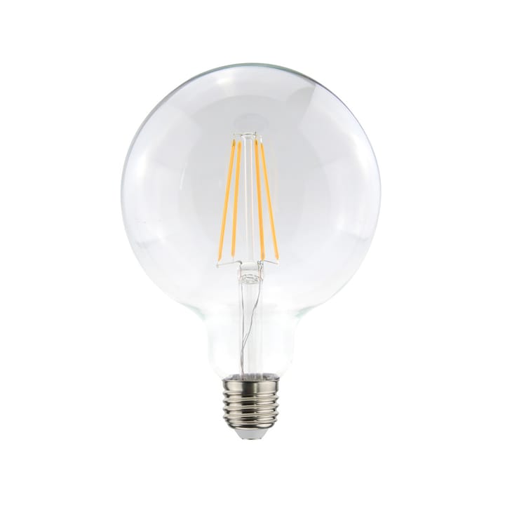 Airam Filament LED-globe 125mm lyskilde, Klar-dæmpbar-4-filament e27-5w Airam