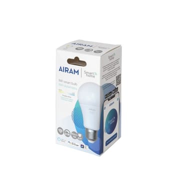 Airam Smarta Hemp LED-normal lyskilde - hvid e27, 9w - Airam