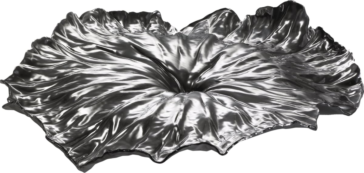 Alessi Et Lotus Leaf serveringsfad 45 cm Black