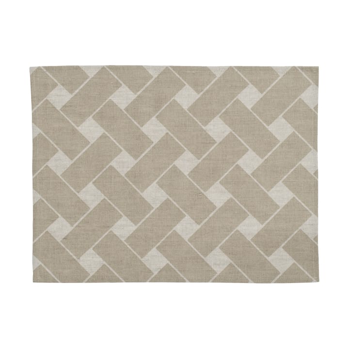 Korg XL dækkeserviet 34x45 cm 2-pak - Natur-taupe - Almedahls