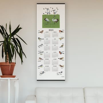 Svenske fugle kalender 2023 - 35x90 cm - Almedahls