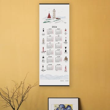 Svenske fyrtårne kalender 2024 - 35x90 cm - Almedahls