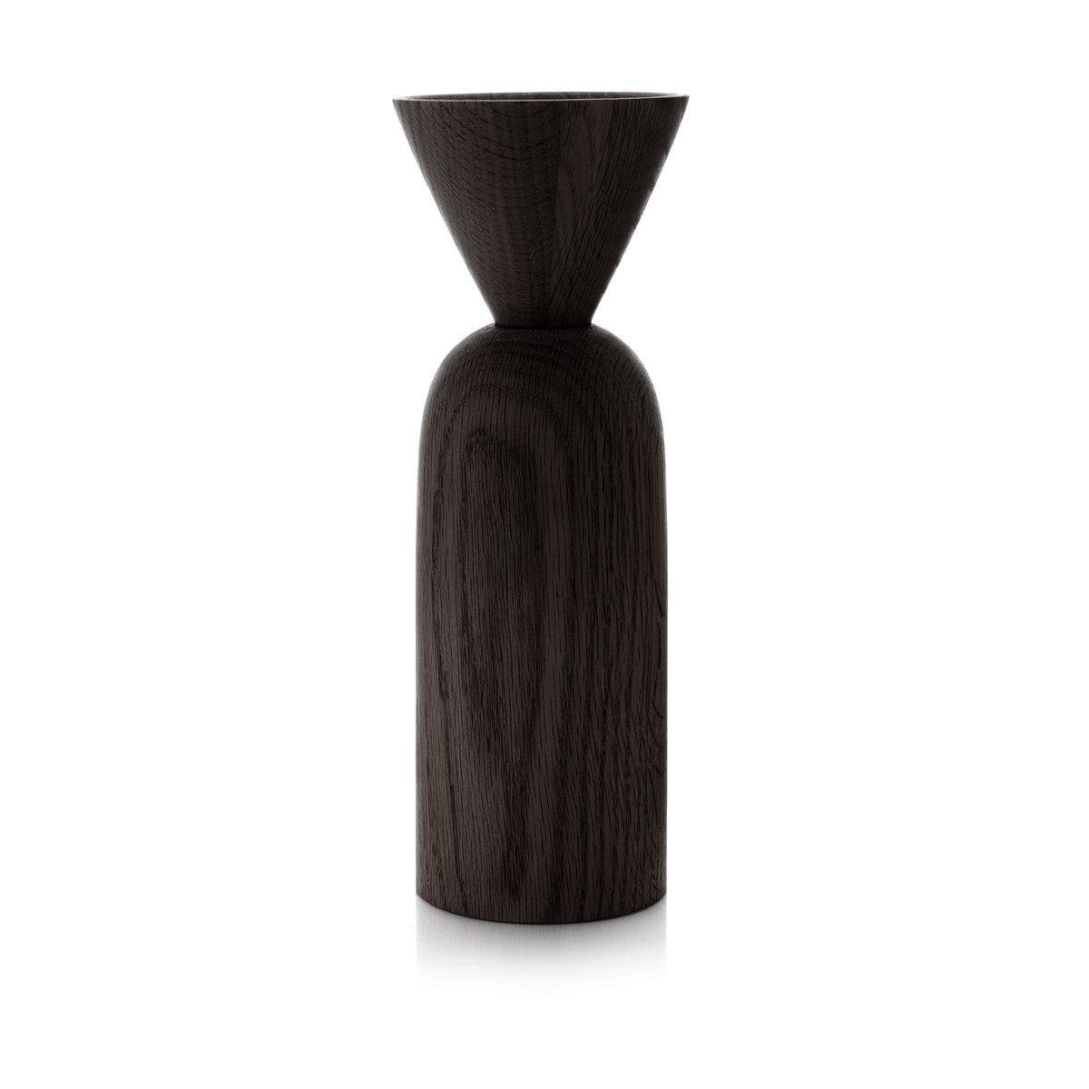 Applicata Shape cone vase Sortbejdset eg