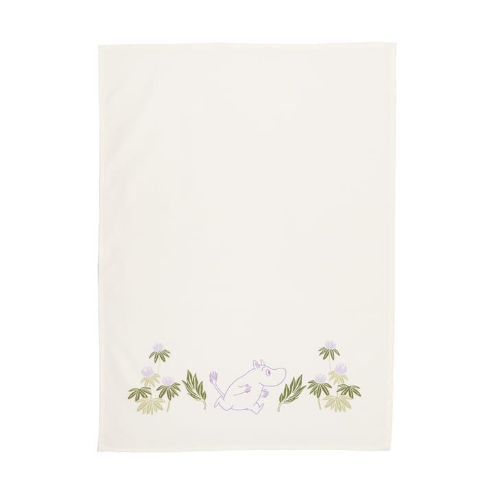 Mumi viskestykke 50x70 cm 2 dele, Lilla-off-white Arabia