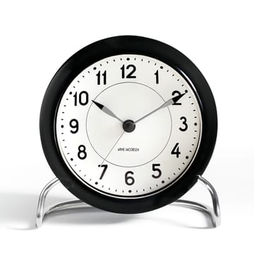 AJ Station bordur - sort - Arne Jacobsen Clocks