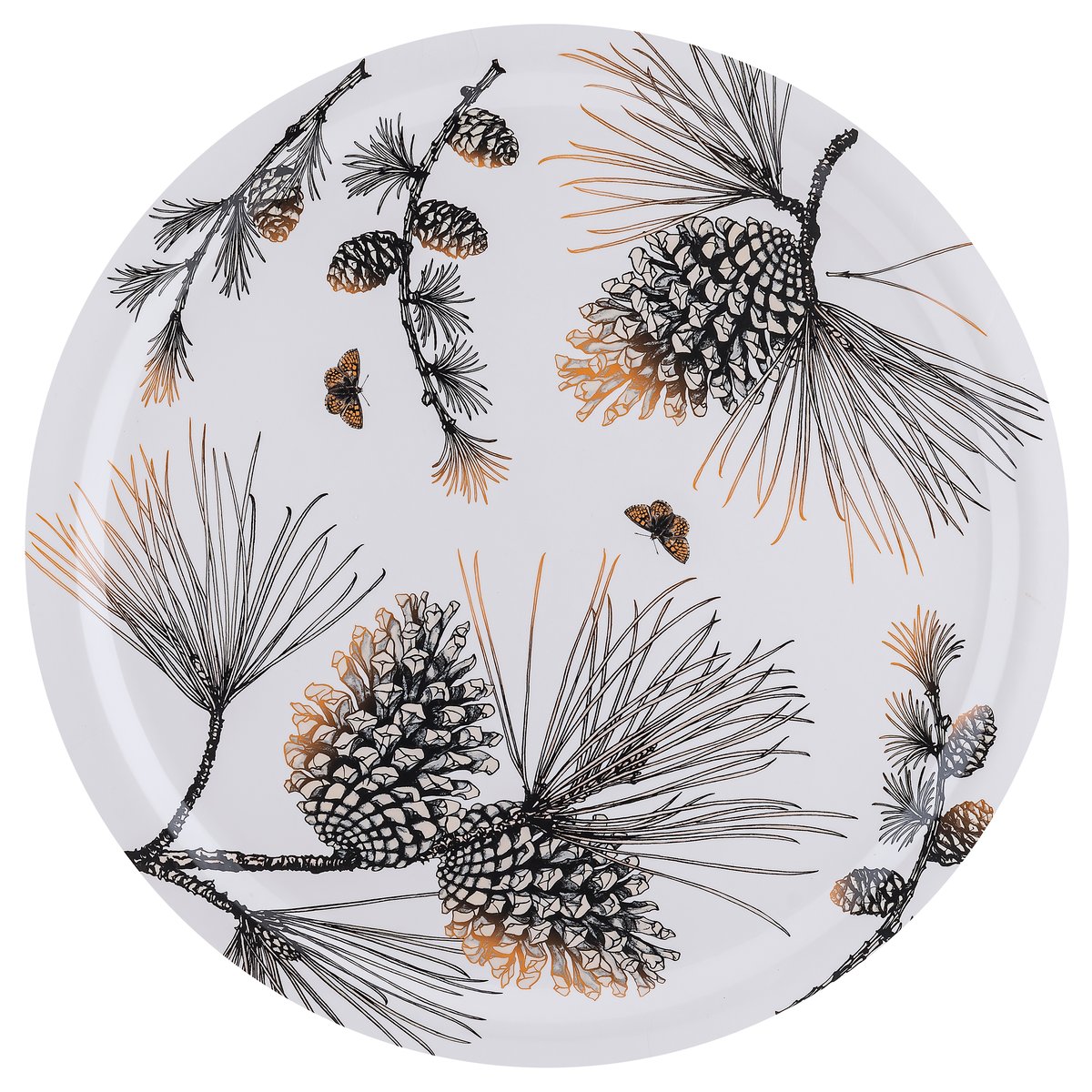 Åry Home Pine Cone bakke Ø49 cm Cotton white