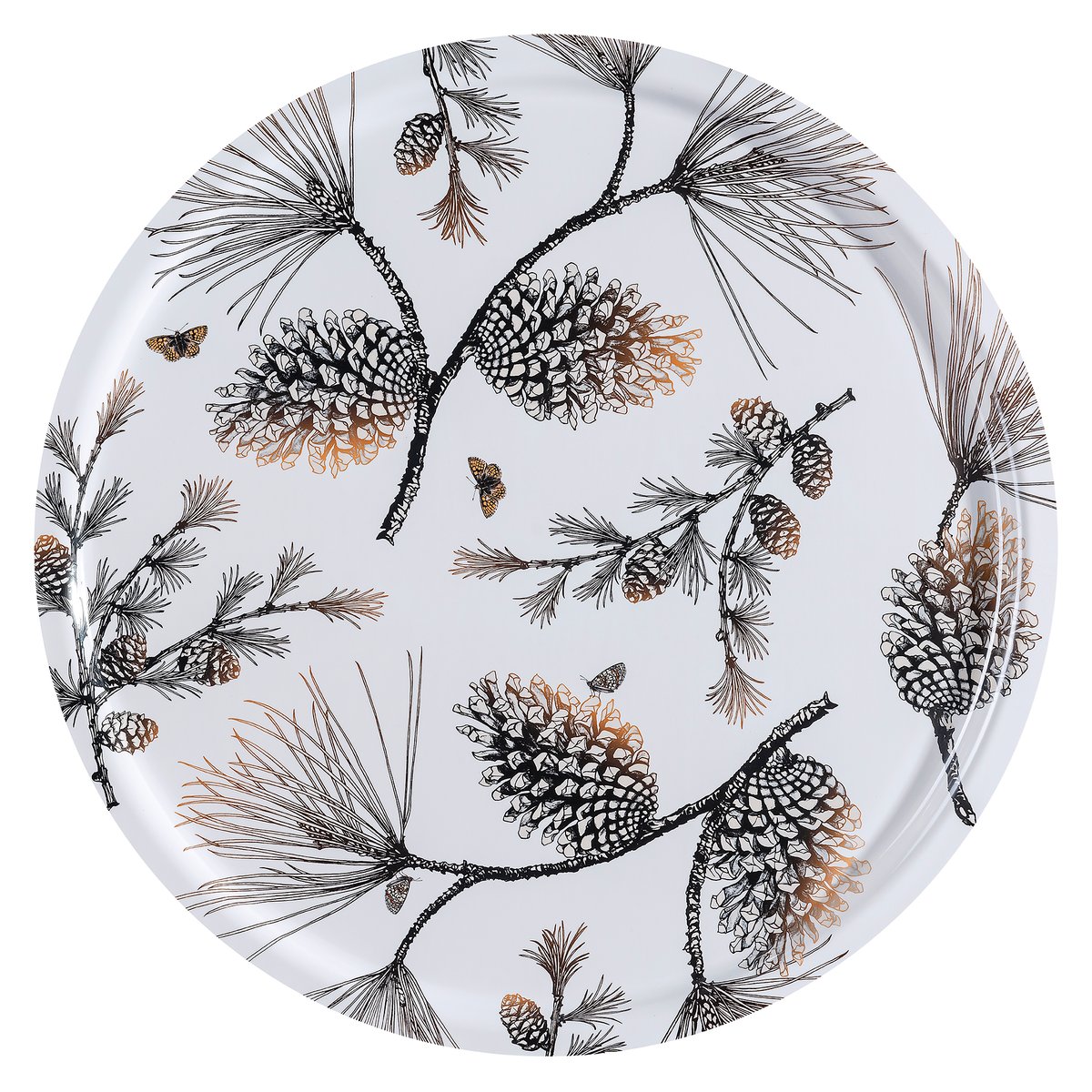 Åry Home Pine Cone bakke Ø65 cm Cotton white