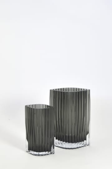 Folium vase 20 cm - Black - AYTM