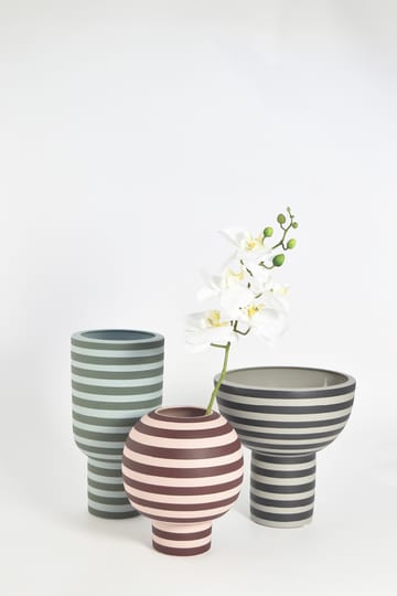 Varia vase 30 cm - Dusty green-forest - AYTM