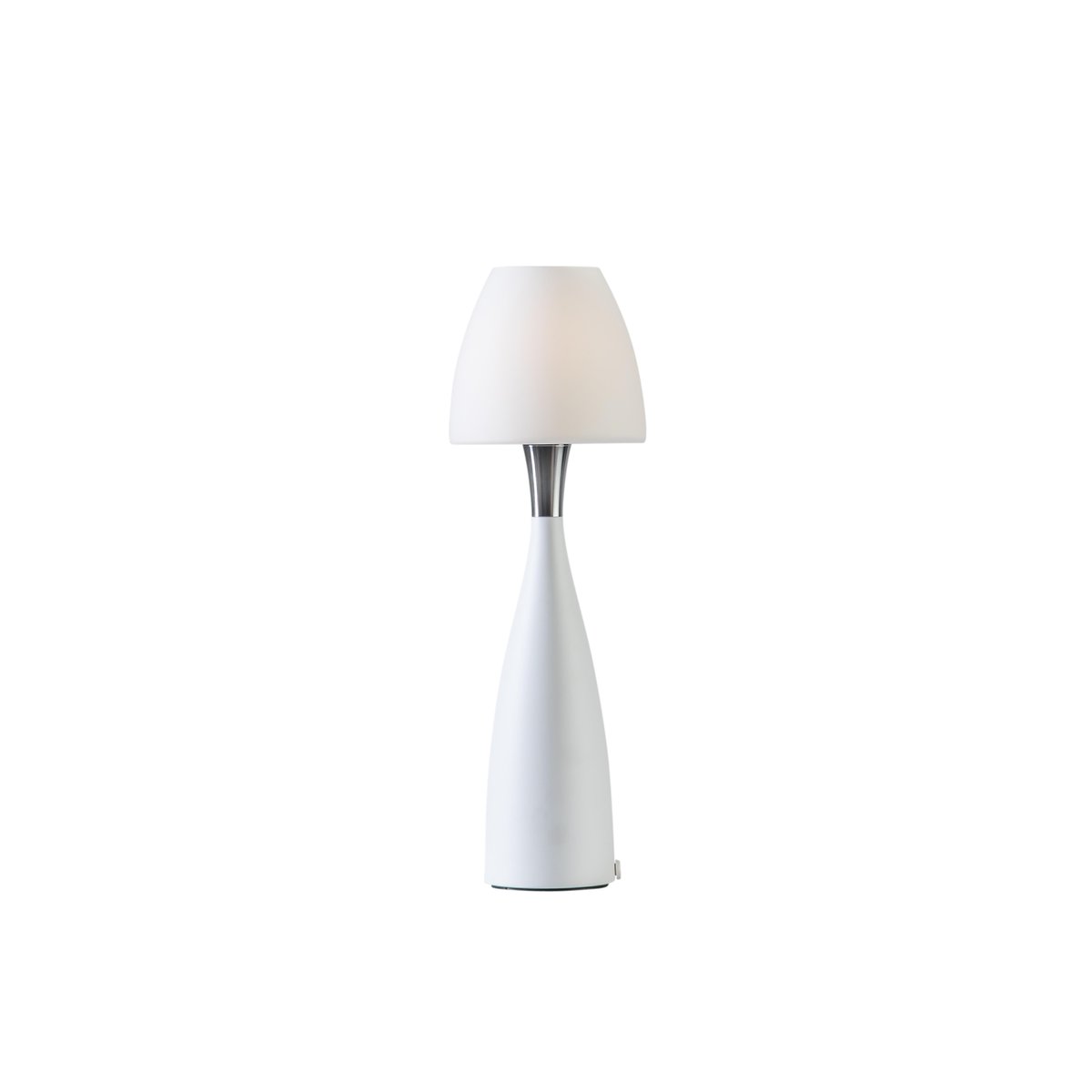 Belid Anemon bordlampe lille hvid opal