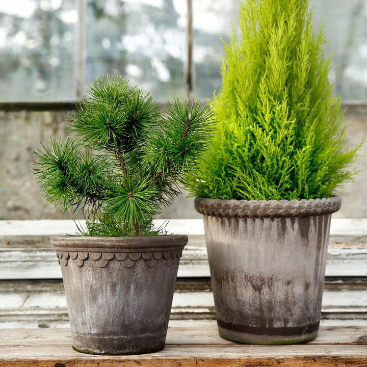 Emilia blomsterkrukke 16 cm, Grå Bergs Potter