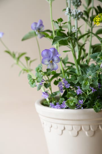 Københavner blomsterkrukke glaseret Ø10 cm - Sand Stone - Bergs Potter