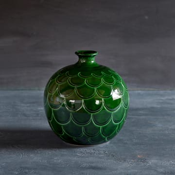 Misty vase 19 cm - Grøn - Bergs Potter