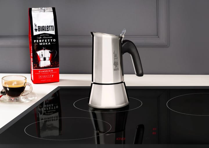 Venus kaffemaskine 10 kopper, Sølv Bialetti