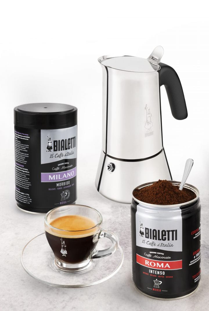 Venus kaffemaskine 6 kopper, Sølv Bialetti