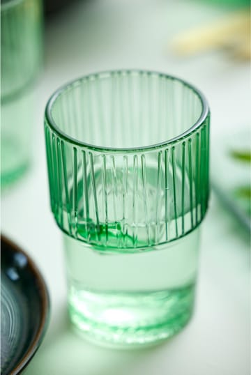 Kusintha caféglas 38 cl 4-pak - Green - Bitz