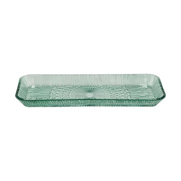 Kusintha serveringsfad rektangulært 14x38 cm - Green - Bitz