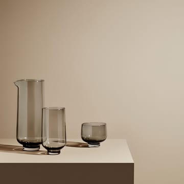 Flow højt tumbler glas – 2 stk. - Smoke - blomus