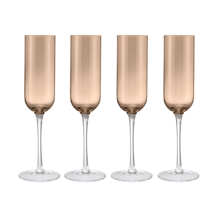 Fuumi champagneglas 22 cl 4-pak - Coffee-klar - Blomus