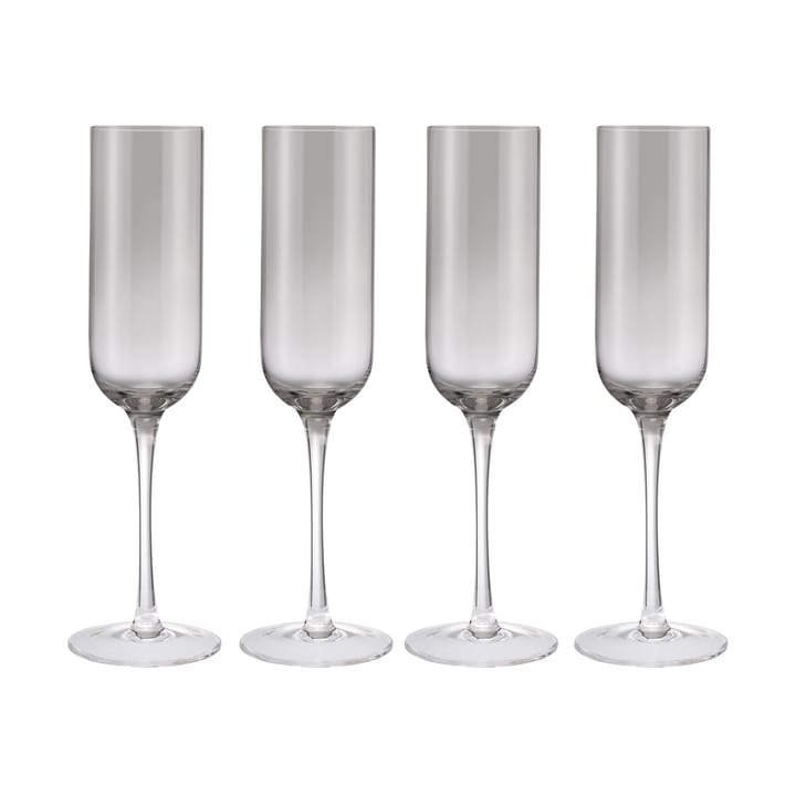 Fuumi champagneglas 22 cl 4-pak - Smoke-klar - Blomus