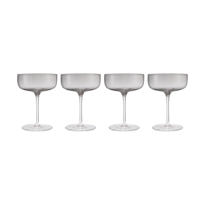 Fuumi champagneglas Coupe 28 cl 4-pak - Smoke-klar - Blomus