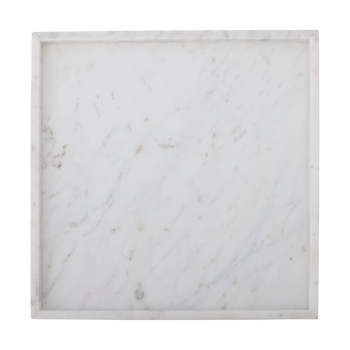 Majsa dekorationsbakke 35x35 cm, White marble Bloomingville