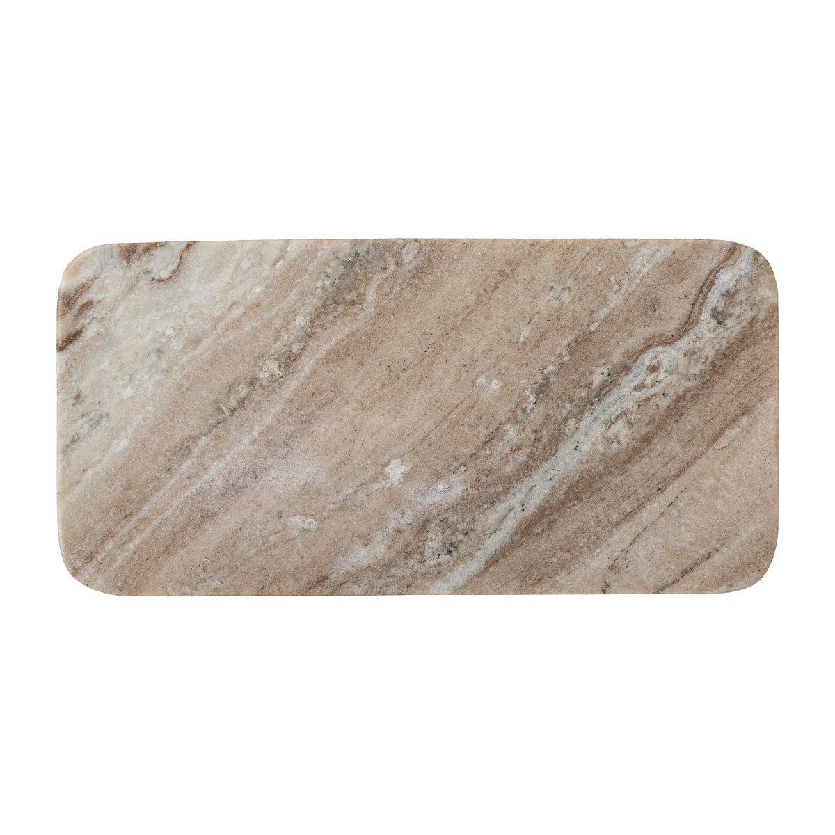 Bloomingville Manuela bakke marmor 15×30,5 cm Brun