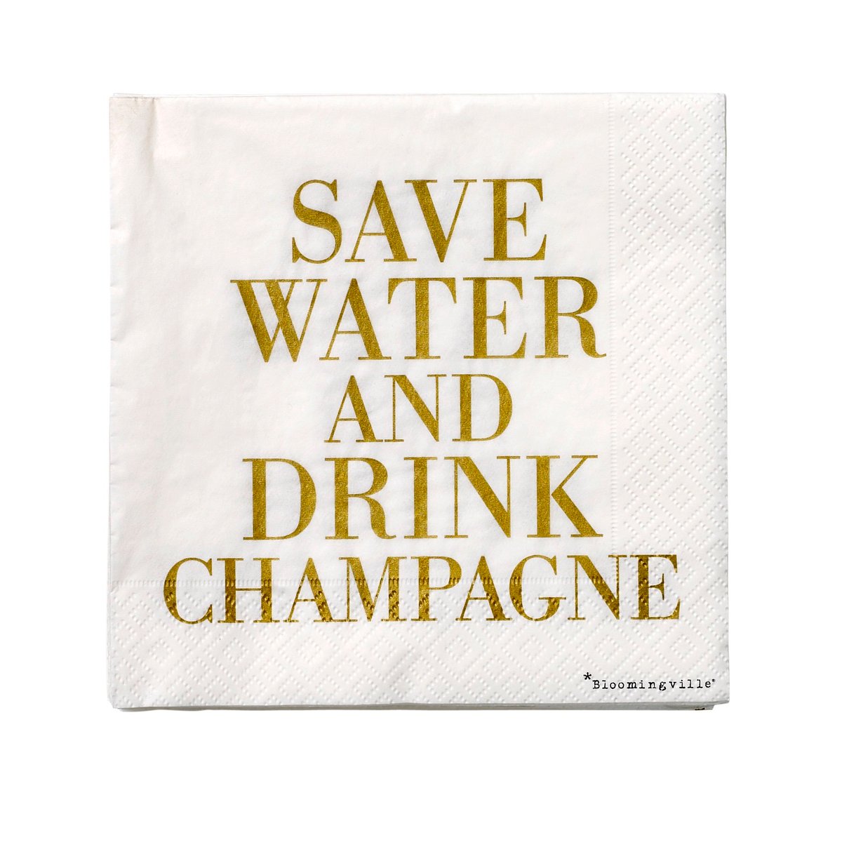 Bloomingville Save water serviet 20-pak 33 x 33 cm