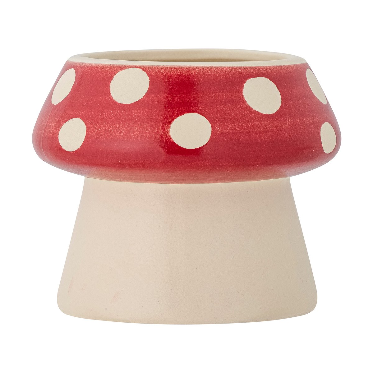 Bloomingville Sophine krukke Ø12×10,5 cm Red mushroom