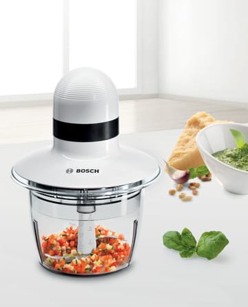 Bosch MMR08A1 mini foodprocessor 400W - Hvid - Bosch