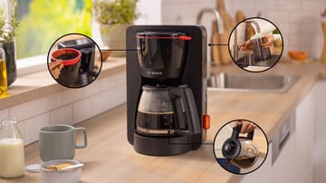 Bosch MyMoment TKA3M133 kaffemaskine Aroma Plus - Sort - Bosch