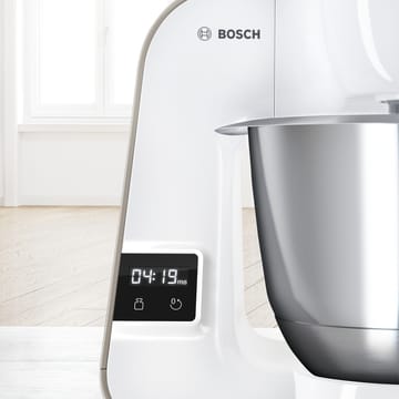 Bosch Serie 4 MUM5XW20 køkkenmaskine med vægt 1000W - Hvid-champagne - Bosch