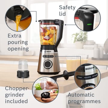 Bosch Serie 4 VitaPower MMB6386M blender sæt 1200W - Rustfrit stål - Bosch