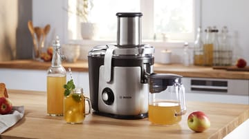 Bosch VitaJuice 4 MES4010 saftpresser 1200W - Sølv-sort - Bosch