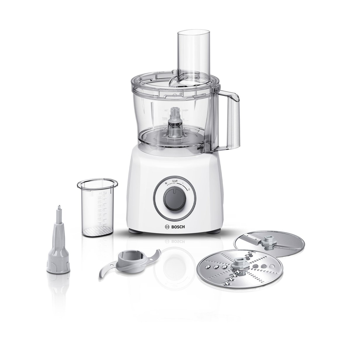 Bosch MCM3110W Bosch MultiTalent 3 foodprocessor 800W Hvid-hvid