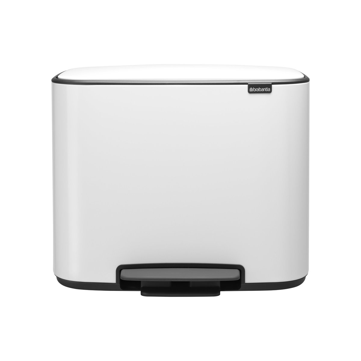 Brabantia Bo pedalspand 11+23 l hvid