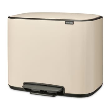 Bo pedalspand 11+23 l - Soft beige - Brabantia