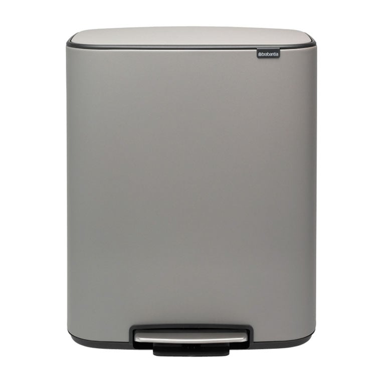 Brabantia Bo pedalspand 60 L Mineral concrete grey