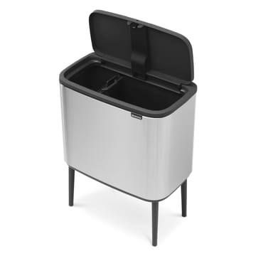 Bo touch bin 11+23 liter - Mat rustfrit stål - Brabantia