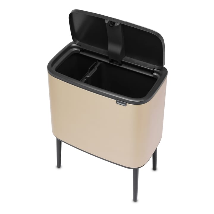 Bo touch bin 11+23 liter, Metallic Gold Brabantia