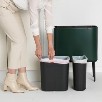 Bo touch bin 11+23 liter - Pine green - Brabantia