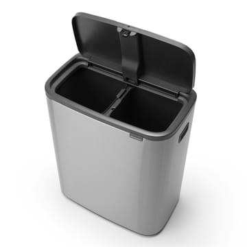 Bo touch bin 2x30 L - Matbørstet stål - Brabantia