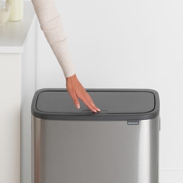 Bo touch bin 2x30 L - Matbørstet stål - Brabantia