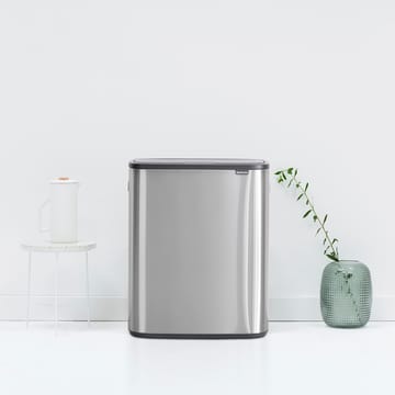 Bo touch bin 2x30 L - Matbørstet stål - Brabantia