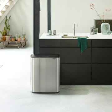 Bo touch bin 2x30 L - Matbørstet stål - Brabantia