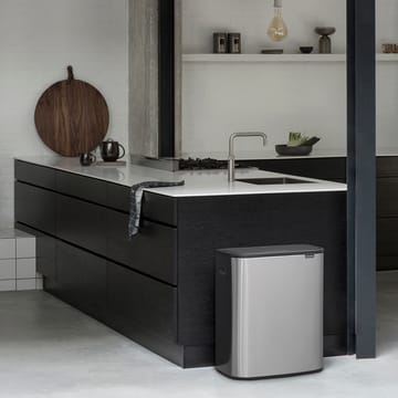 Bo touch bin 2x30 L - Matbørstet stål - Brabantia